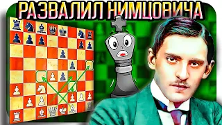 Алехин vs Нимцович: разгром в 19 ходов. "Неудобный" соперник. Шахматы