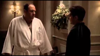 The Sopranos - Tony Gets Bad News About His Cousin