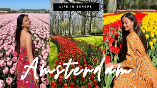 a spring vacation 🌷 | visiting Porto - Paris - Amsterdam - Keukenhof - Brussels - Faro