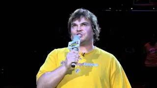 Jack Black Performs the National Anthem