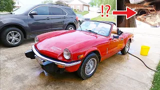1978 Triumph Spitfire: Cleaning and First Inspection