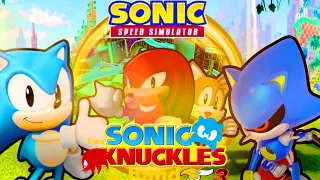 SONIC gives KNUCKLES a hand PART 3 (SONIC SPEED SIMULATOR)