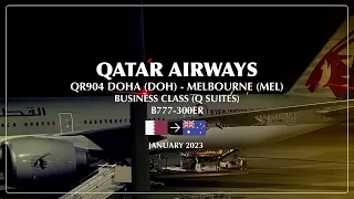 Qatar Airways: Incredible 13 hours in Q Suite | QR904 DOH-MEL | Business Class | Trip Report