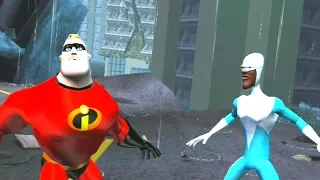 The Incredibles: Rise of the Underminer - All Boss Fights