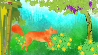 The Fox and the Grapes | English Bedtime Stories for Children by HooplaKidz EDU