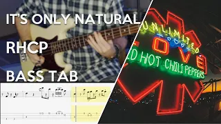 Red Hot Chili Peppers - It's Only Natural // Bass Cover // Play Along Tabs and Notation