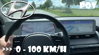 Hyundai IONIQ5 | Beschleunigung 0 - 100 km/h | POV Drive | Electric Car | Reale Fahreindrücke