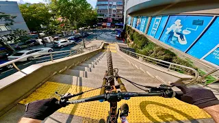 İstanbul Urban Downhill Freeride W/ @ErenPehlivanlar