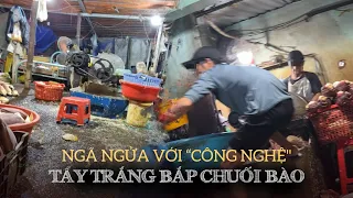 Ngã ngửa vì "công nghệ" tắm trắng bắp chuối bào bằng hóa chất lạ