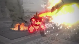 GODZILLA ps4 online battle: Burning Godzilla vs Super MechaGodzilla vs Mecha King Ghidorah