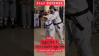 Self defense techniques Secret Pressure Point to escape Nelson Hold #martialarts #selfdefense