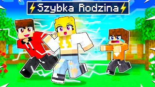 ZOSTAŁEM ADOPTOWANY PRZEZ SZYBKĄ RODZINE w Minecraft!