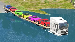 Cars vs Deep Water #9 – BeamNG.Drive