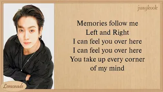 Charlie Puth & BTS Jungkook Left And Right Lyrics