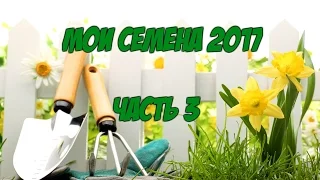 Мои семена 2017/Что я буду сажать/Часть 3/Семена моркови, свеклы, салатов и многое другое