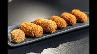 Croquetas cremosas de setas