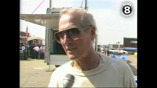 Paul Newman at Riverside International Raceway 1987