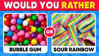 Would You Rather...? Sweet VS Sour JUNK FOOD Edition 🍭🍋 Daily Quiz