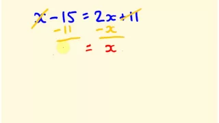 Algebra trick - solve equations instantly for variables on each side of the equation