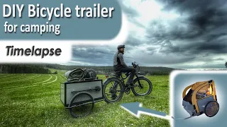 Timelapse - From child bike trailer convert to a camping bike trailer