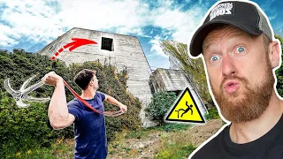 Einstieg mit ENTERHAKEN?! - RooflessTV im Hochbunker in Wien | Fritz Meinecke reagiert