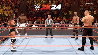 WWE 2K24 - Stone Cold Vs Muhammad Ali Vs Triple H Vs Kane FATAL 4 WAY MATCH (PS5)