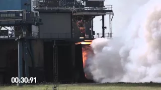 SpaceX видеоTesting  Merlin 1D