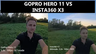GoPro Hero 11 vs Insta 360 X3: Side by side comparison and personal verdict
