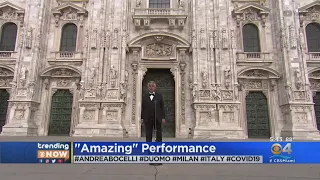 Trending Now: 'Amazing' Performance By Andrea Bocelli