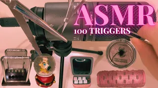 ASMR 100 triggers in 1 minute ⏳(No talking)