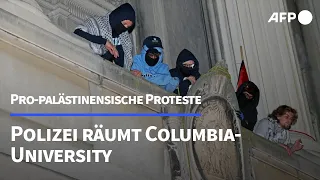 Pro-palästinensische Proteste: Polizei räumt Columbia-University | AFP