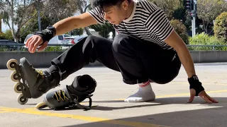 Learning to Inline Skate in 24 hours (1.5 Month Progression)