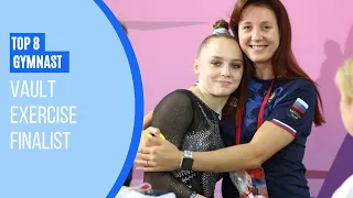 Spectacular Victory: Angelina Melnikova Dominates Vault at Gymnastics Cup 2023