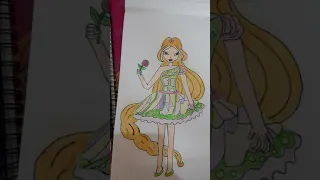 Drawing Flora From Winx Club (Butterflix)