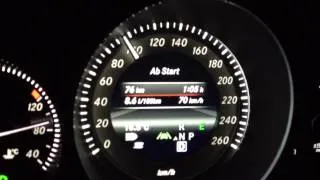 Mercedes-Benz CLS 350 CDI 0 - 160 km/h Acceleration & Sound