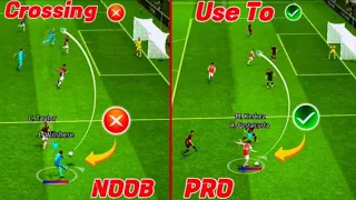 How to Crossing Like PRO - Use This Tips Tutorial Skills - efootball 2024 Mobile