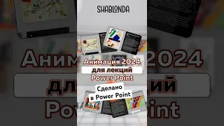 Анимация Power Point 2024 внутрикадрового монтажа картинной галереи #animationpowerpoint #shablonda