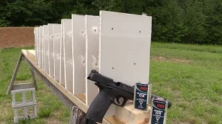 How many pieces of drywall will a 22lr go through?