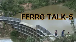 FERRO TALK-5 Ferrocement Dam (construction video at the end)