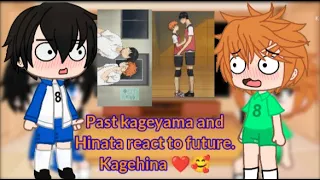 past kageyama and Hinata react to future (haikyuu) KAGEHINA 🥰🥰 (credits in desc)