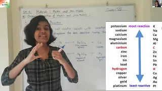 #4 | Materials : Metals and Non-Metals | Class 8 | Ch-4 | Displacement Reaction & Uses of materials