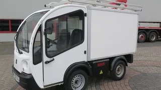 776035 GOUPIL G3 ELECTRIC UTILITY VEHICLE UTV BOX VAN 05-2011 WHITE 8866KM