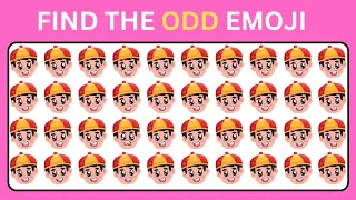 Find Odd Letter and Emoji Out! Only Genius can solve easy, medium hard quiz!🌌🔍🌟🔍🎥