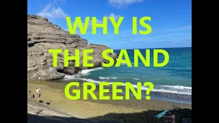 Hawaii's Green Sand (Papakolea) Beach: Rare green sand and evidence of an explosive eruption