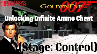 #GoldenEye 007 Unlocking Infinite Ammo Cheat | Control | Difficulty Secret Agent | #Nintendo #Switch