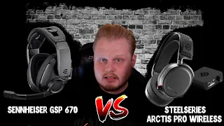 Обзор SteelSeries Arctis Pro Wireless VS Sennheiser GSP 670