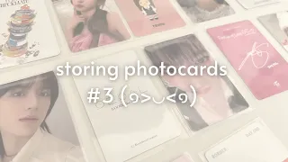 storing photocards #3 ♡ staring new collections & reorganizing binders !