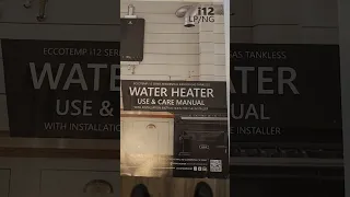 ECCOTEMP I12 TANKLESS WATER HEATER @ 06CANYON