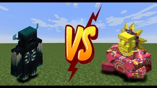 Warden VS The Sun Chief Barako Minecraft || Minecraft epic moments ||Warden update |Minecraft Warden