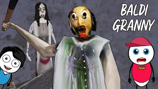 BALDI Enter In Granny House - BALDI GRANNY Full Game | Khaleel And Motu Gameplay